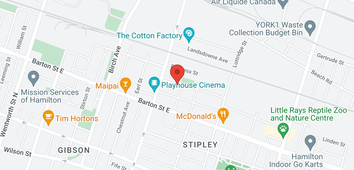 map of 26 CLINTON Street
